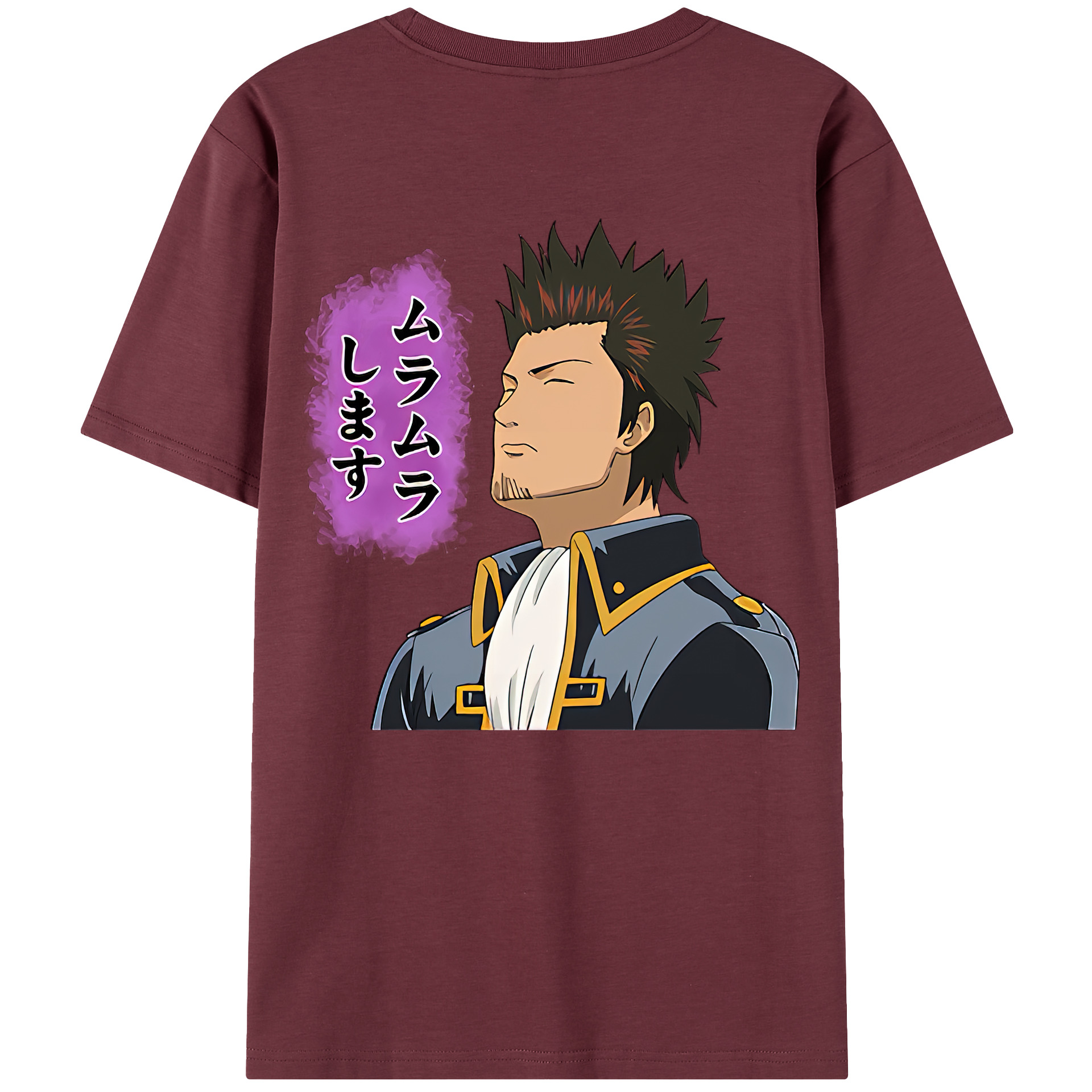 （画像用） ぎんたま 坂田銀時（さかたぎんとき） 神楽 志村新八（しむら しんぱち） GINTAMA Sakata Gintoki Kagura Shimura Shinpachi 綿100％半袖Tシャツ（背面プリント）